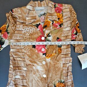 Jennifer J Floral Blouse